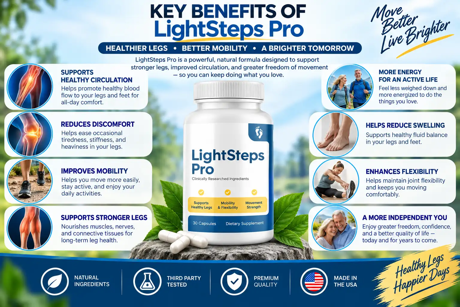 LightSteps Pro daily leg wellness benefits